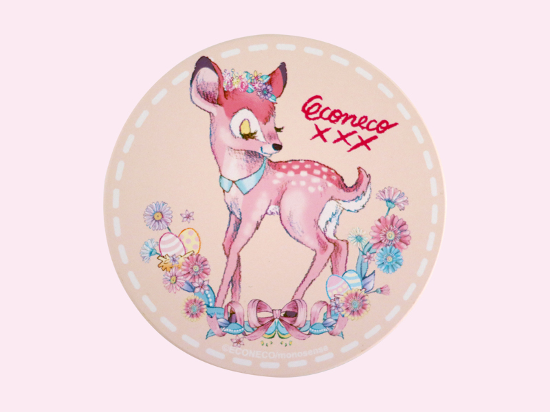 E10-bambi coaster 陶瓷吸水杯墊